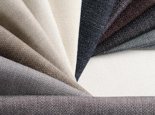Choice of upholstery materials